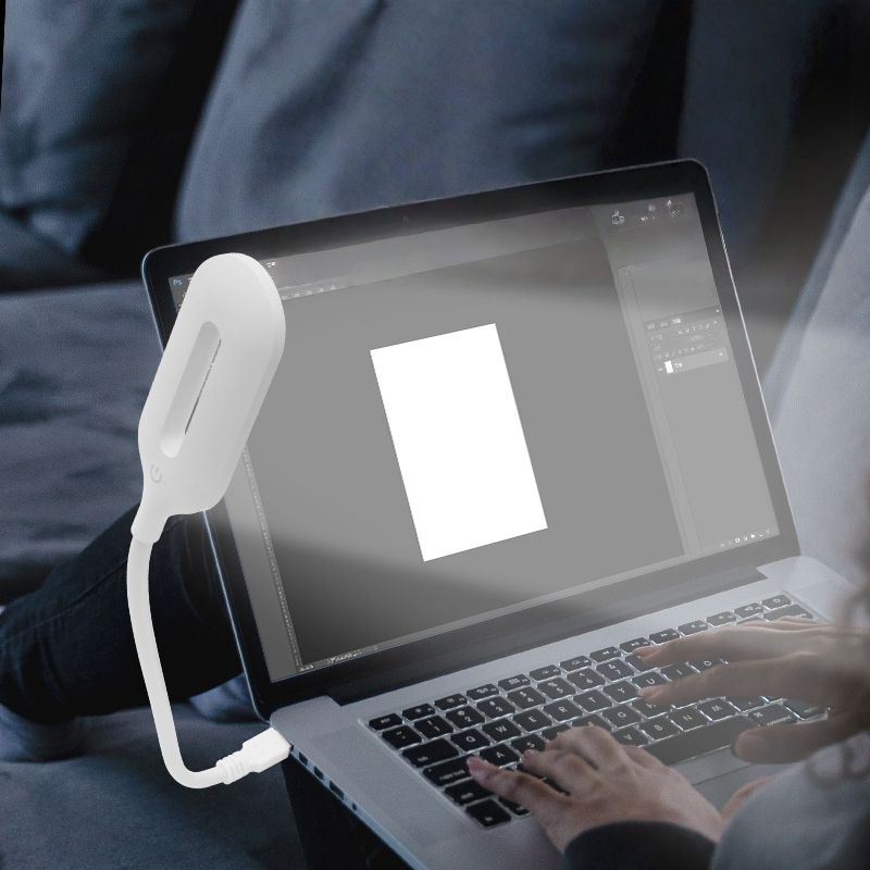 Smart Voice Control USB Light with Flexible Neck Intelligent LED Night Lamp USB Lamp for Home