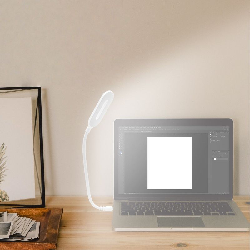 Smart Voice Control USB Light with Flexible Neck Intelligent LED Night Lamp USB Lamp for Home