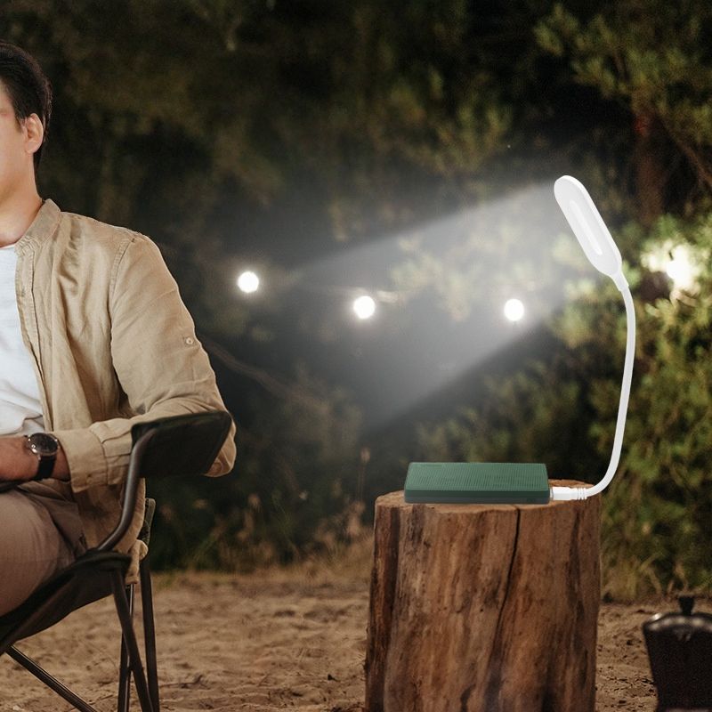 Smart Voice Control USB Light with Flexible Neck Intelligent LED Night Lamp USB Lamp for Home