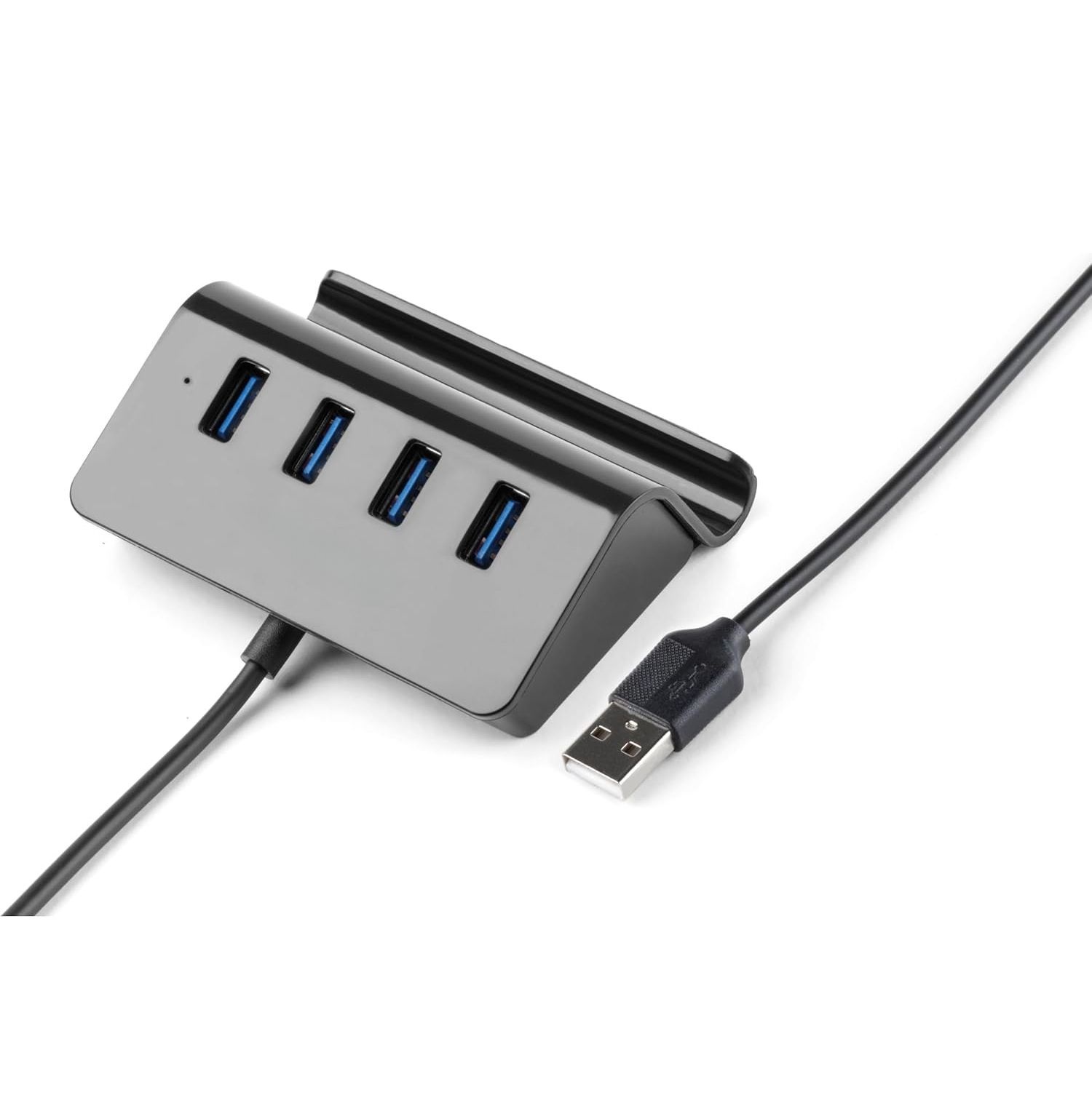 【Clearance Sale】4 Port USB Data Hub and Phone Holder, Connect Multiple Devices at Once, Portable USB Adapter Compatible With Most Laptops & Computers, Type-C Connector