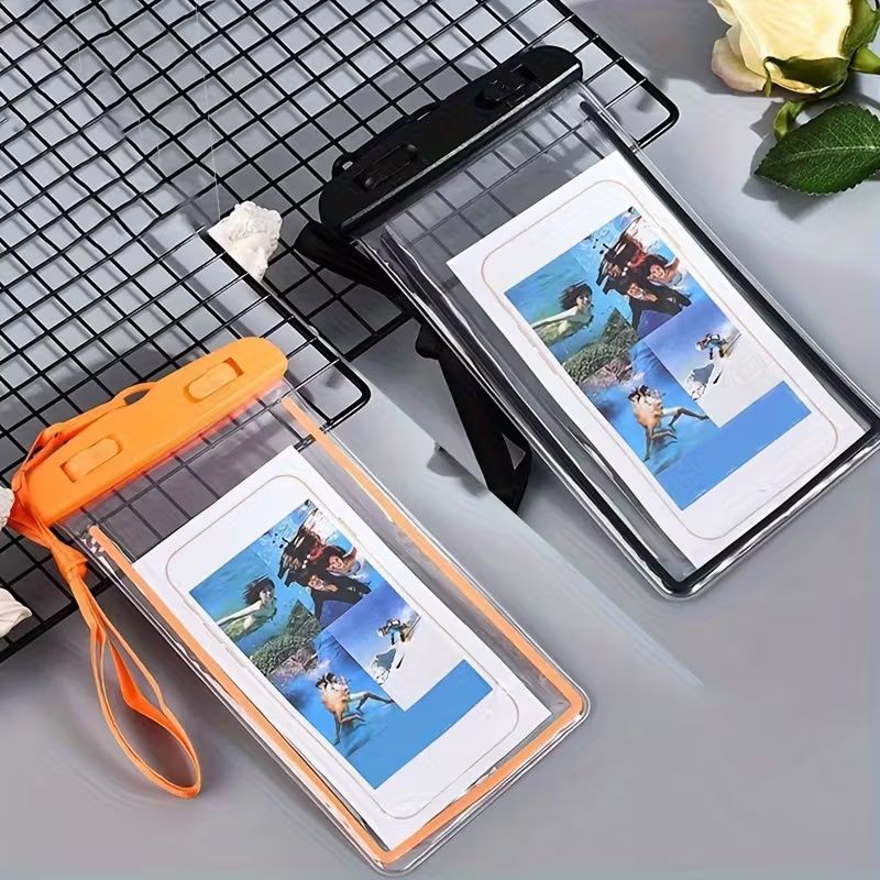 Waterproof Mobile Phone Cases Transparent Phone Underwater Storage Bag Swimming Diving Protective Swimming Bags Waterproof Phone Case Water proof Bag Mobile Phone Pouch PV Cover