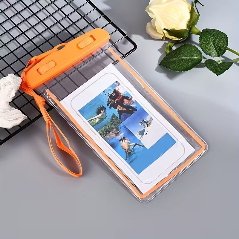 Waterproof Mobile Phone Cases Transparent Phone Underwater Storage Bag Swimming Diving Protective Swimming Bags Waterproof Phone Case Water proof Bag Mobile Phone Pouch PV Cover
