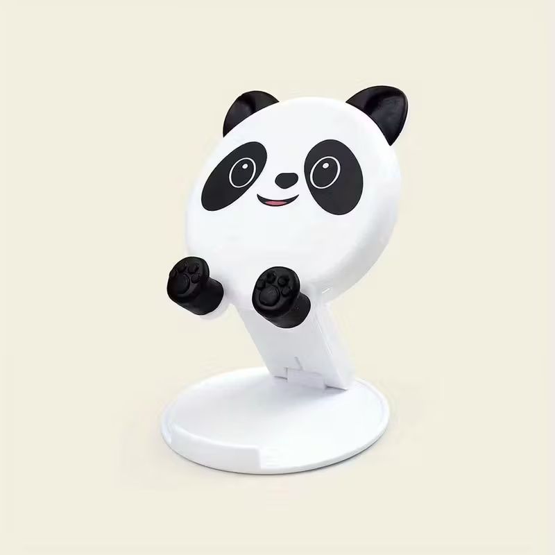 Adorable Pig&Panda Phone Desktop Stand,Cute Cartoon Phone & Tablet Stand - Adjustable, Universally Compatible, Multifunctional Desktop Holder for Seamless Browsing and Viewing Experience