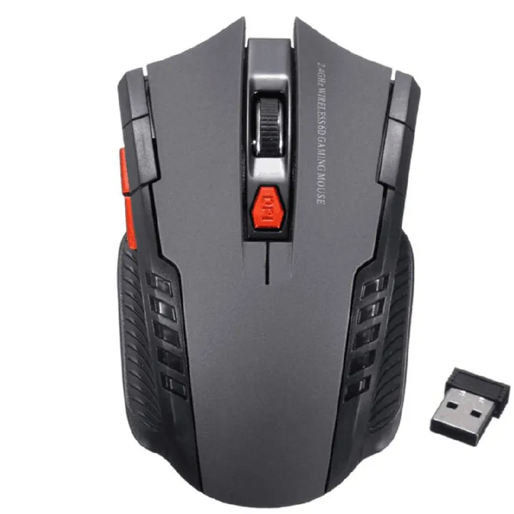 2.4GHz Wireless Optical Mouse Game Mice with USB Receiver Mouse for PC Office Laptops