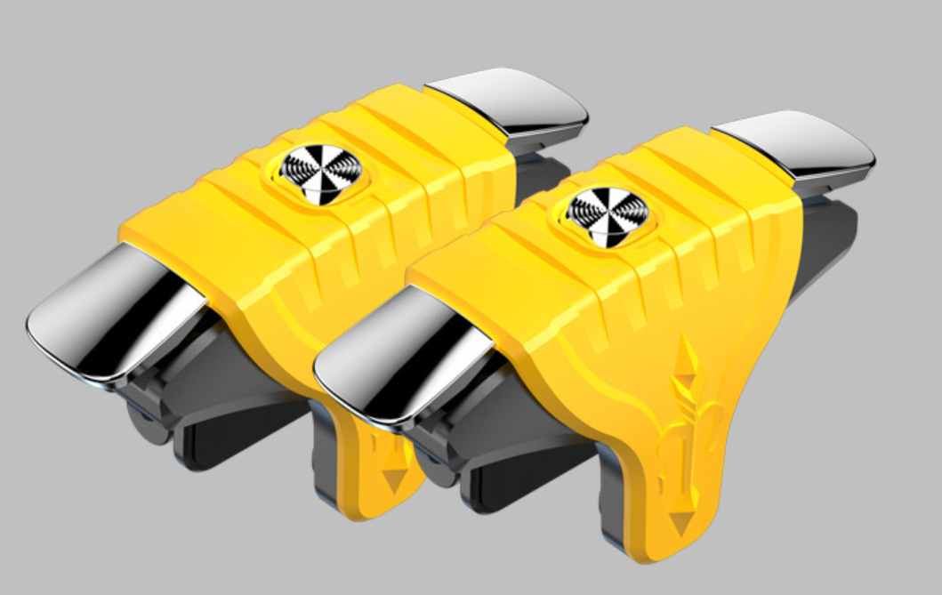 Mobile Game Controller Triggers Compact Lightweight Compatible with Smartphones Fast Aiming Mobile Gaming Accessory for Shooter Games