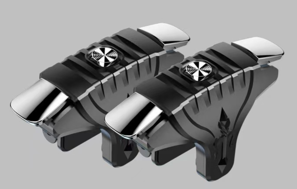 Mobile Game Controller Triggers Compact Lightweight Compatible with Smartphones Fast Aiming Mobile Gaming Accessory for Shooter Games