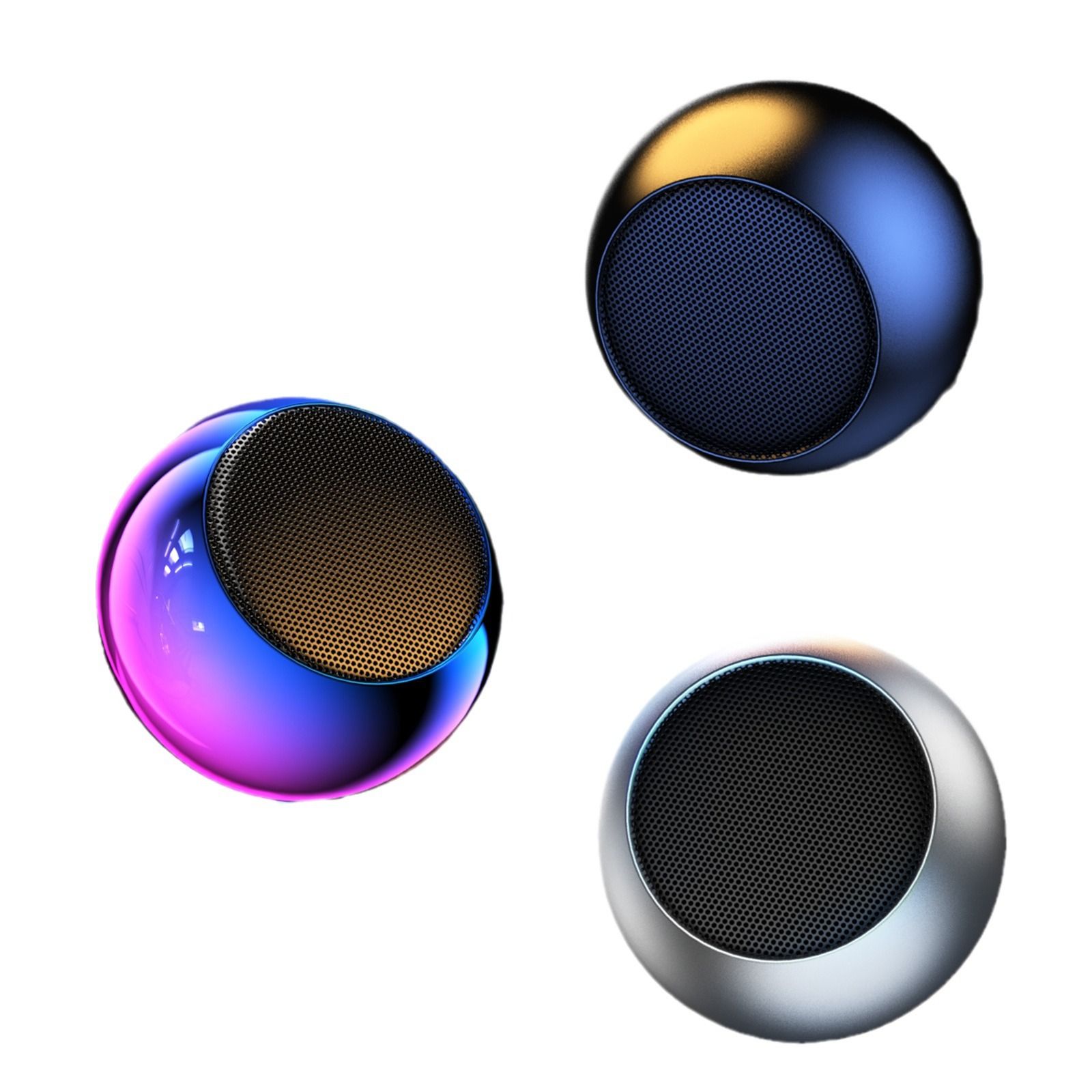 Portable Mini Wireless Speaker with, - Operation & Low-Voltage Design - Compact Wireless Sound System for, Travel, Parties, PC/Laptop/TV - Compatible with Smartphones, Tablets, Smart Speakers