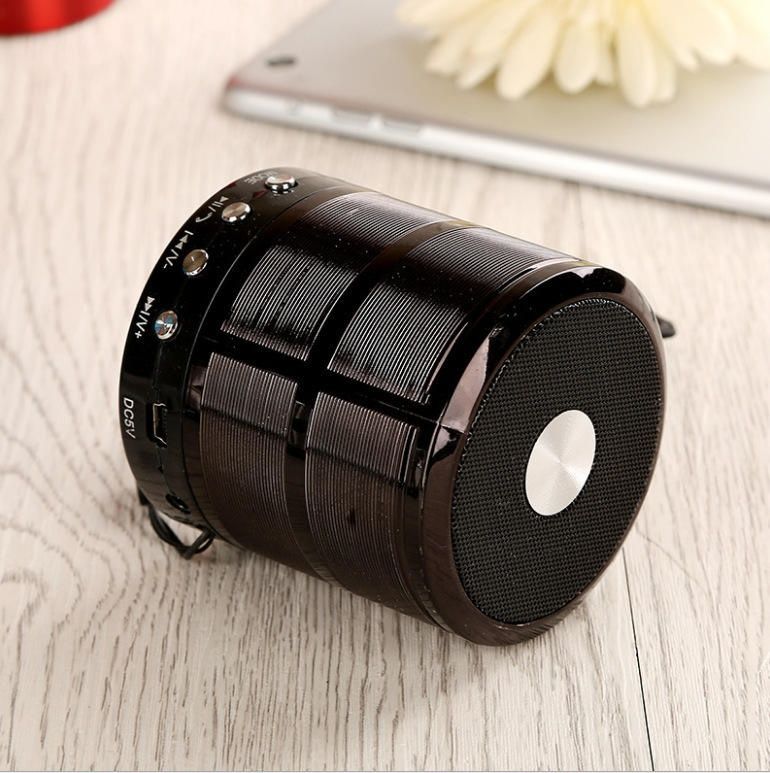 Portable Bluetooth Speaker , Metal Powerful Louder Sound No Distortion Support Mobile Storage Device TF Card Compatible With PC And IOS, For Family Trip