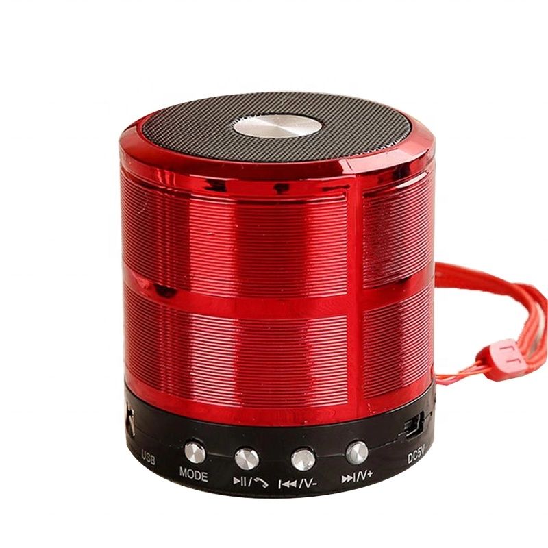 Portable Bluetooth Speaker , Metal Powerful Louder Sound No Distortion Support Mobile Storage Device TF Card Compatible With PC And IOS, For Family Trip
