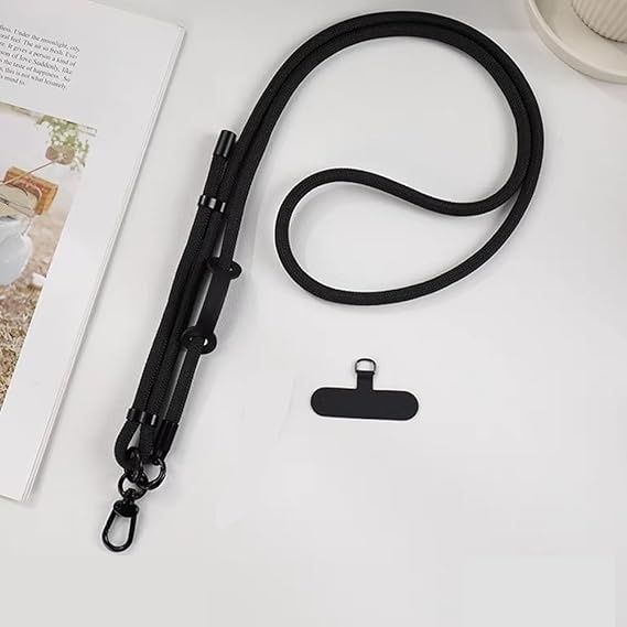 Shoulder Lanyard Strap for Mobile Phones, Camera, ID Card Holder, Badge Holder, Body Strap, Cross Body Lanyard - 8mm Diameter, 150cm Length