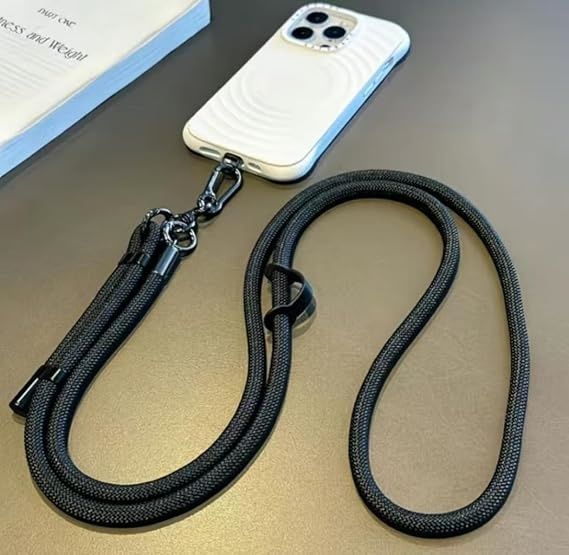 Shoulder Lanyard Strap for Mobile Phones, Camera, ID Card Holder, Badge Holder, Body Strap, Cross Body Lanyard - 8mm Diameter, 150cm Length