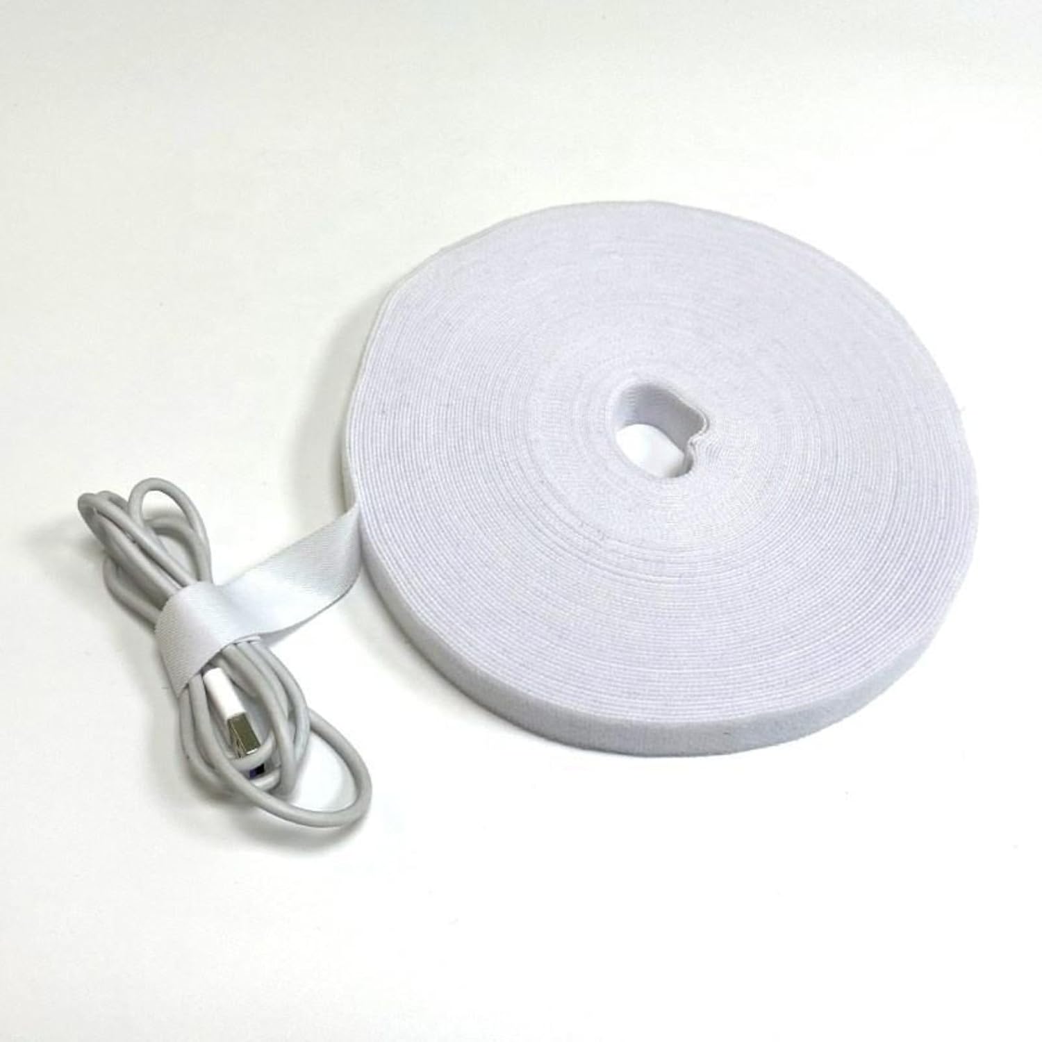 【Final Clearance】Reusable Cable Management Tie Roll, Multi-Purpose Adjustable Hook and Loop Cord Organizer for Wires, Data Cable Storage, Home Office Use,300x1.2cm