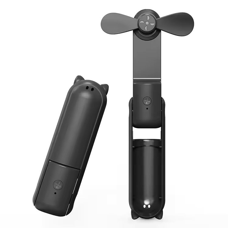 【Final Clearance】Hand Held Fan, Portable USB Rechargeable Mini Handheld Cooling Device, Folding Design, 2000 mAh Battery for Home Travel Outdoor