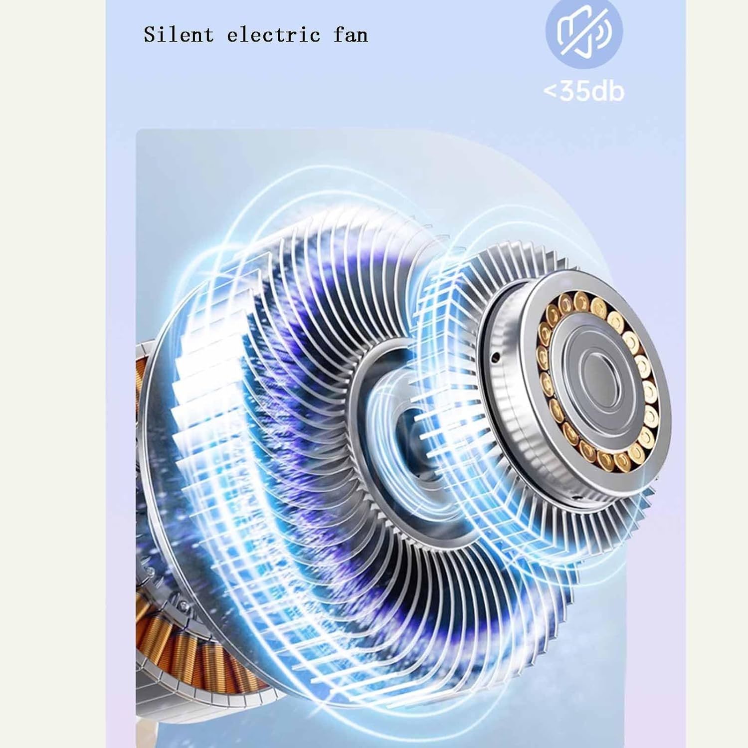 【Final Clearance】Hand Held Fan, Portable USB Rechargeable Mini Handheld Cooling Device, Folding Design, 2000 mAh Battery for Home Travel Outdoor