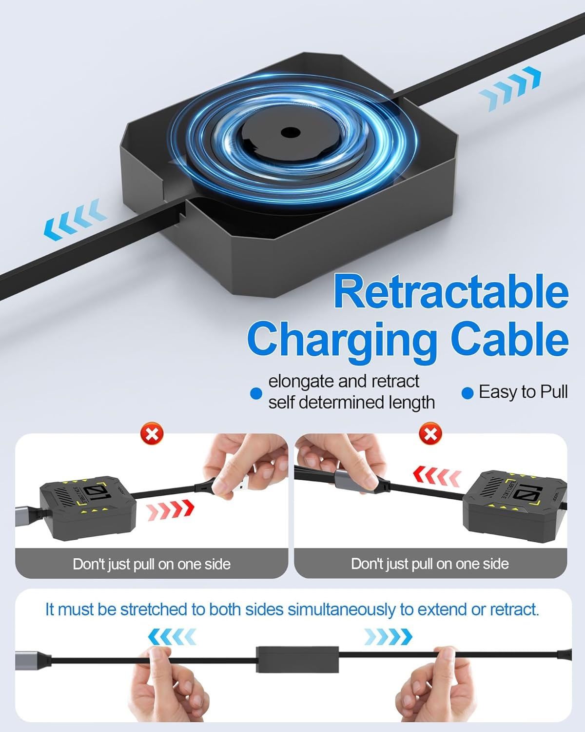 【Final Clearance】100W,Multi Charging Cable Fast Charge,USB C Multi Charging Cable,Charging Cables for Multiple Devices,120cm Retractable USB Cable,Suitable for Mobile Phone,Laptop,Car,Travel
