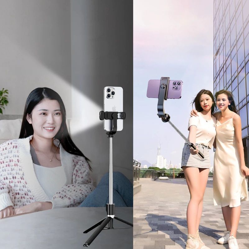 170cm Phone Tripod,Tripod with Fill Light and Remote,Aluminum Selfie Stick Phone Stand Compatible with Cell Phone/Camera/Ring Light/DJI/GoPro