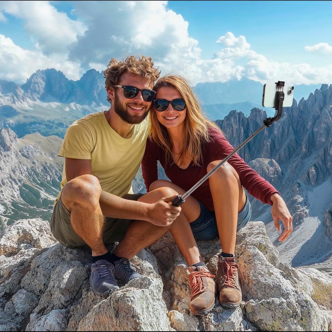 170cm Phone Tripod,Tripod with Fill Light and Remote,Aluminum Selfie Stick Phone Stand Compatible with Cell Phone/Camera/Ring Light/DJI/GoPro