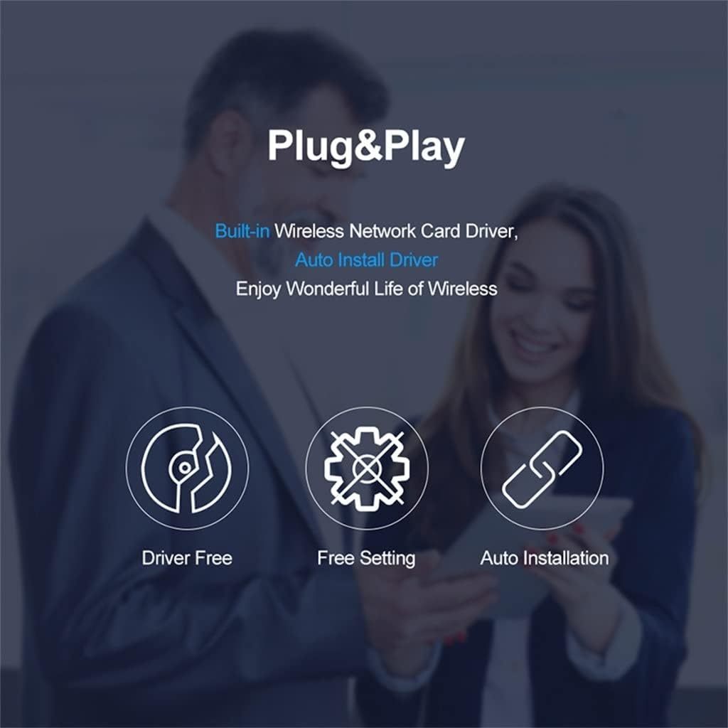 USB WiFi Bluetooth Adapter,150/600Mbps Single/Dual Band 2.4/5GHz Wireless Network Card, USB WiFi Dongle for PC/Laptop/Desktop, Support Windows XP/7/8.1/10