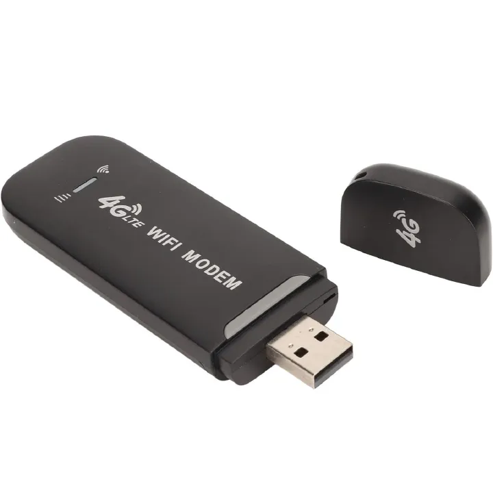 4G LTE USB WiFi Router Modem Dongle, Mobile WiFi Hotspot with SIM Card Slot, Connect Up to 10 Devices, 150Mbps High Speed for Tablet Laptop Phone PC Computers TV