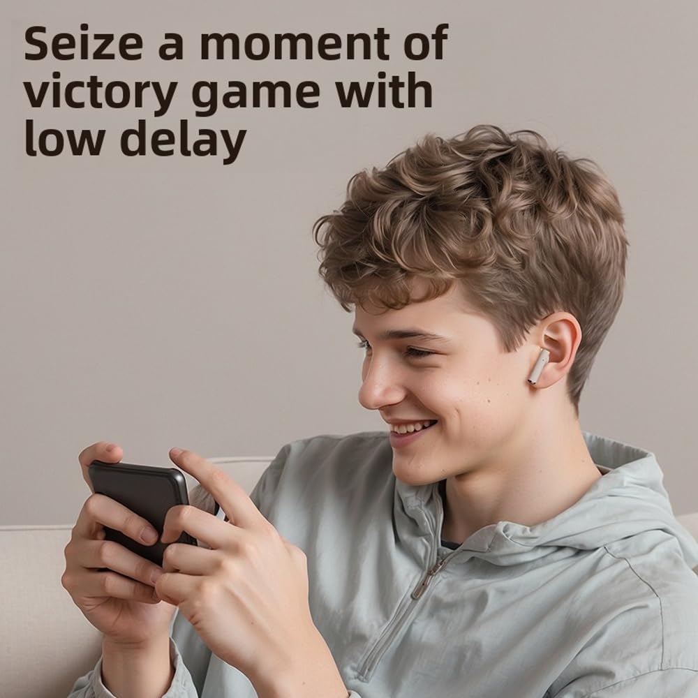 【Clearance Sale】Camera-Style TWS Wireless Earbuds with Wireless, 5H Playtime, Type-C Charging, Mini Portable Design for Sports, Travel & Holiday Gifts, Sport Earbuds Wireless, Modern Headphones