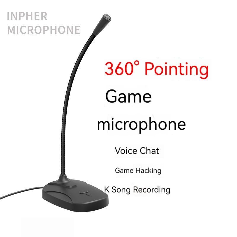 【Final Clearance】Recording Microphone, Computer PC Podcast Condenser Omnidirectional Mic with Mute Button for Laptop, Mac, PS4 - Vocal, Podcasting, Skype, YouTube, Streaming