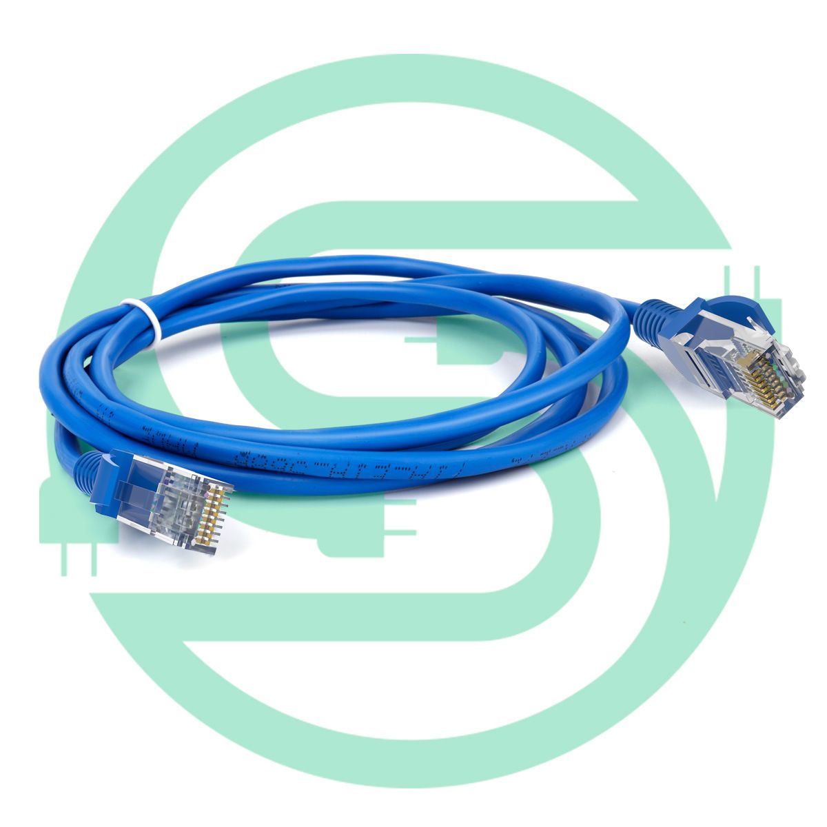 【Final Clearance】3m 5m Cat5e 6in Blue Patch Cable UTP 24AWG 350MHz Pure Bare Copper Snagless RJ45 Fullboot Series Ethernet Cable