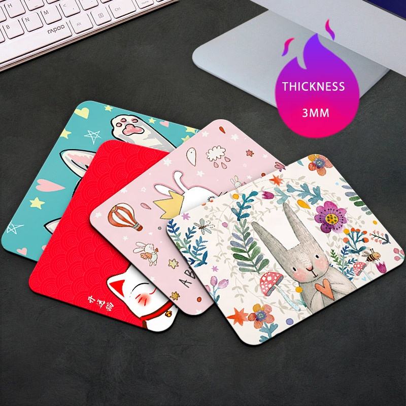 【Final Clearance】Mouse Pad with Stitched Edge, Comfortable Mouse Pads with Non-Slip Rubber Base, Durable and Washable Mousepads for Computers Laptop Mouse,210x260mm