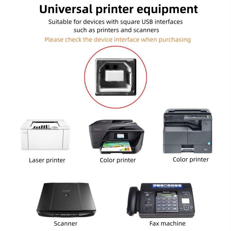 【Final Clearance】Nickel Plated Shielded USB2.0 USB 2.0 Type a Male to Type B Male Data Printer Scanner Cable 1.5M