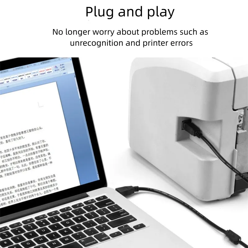 【Final Clearance】Nickel Plated Shielded USB2.0 USB 2.0 Type a Male to Type B Male Data Printer Scanner Cable 1.5M