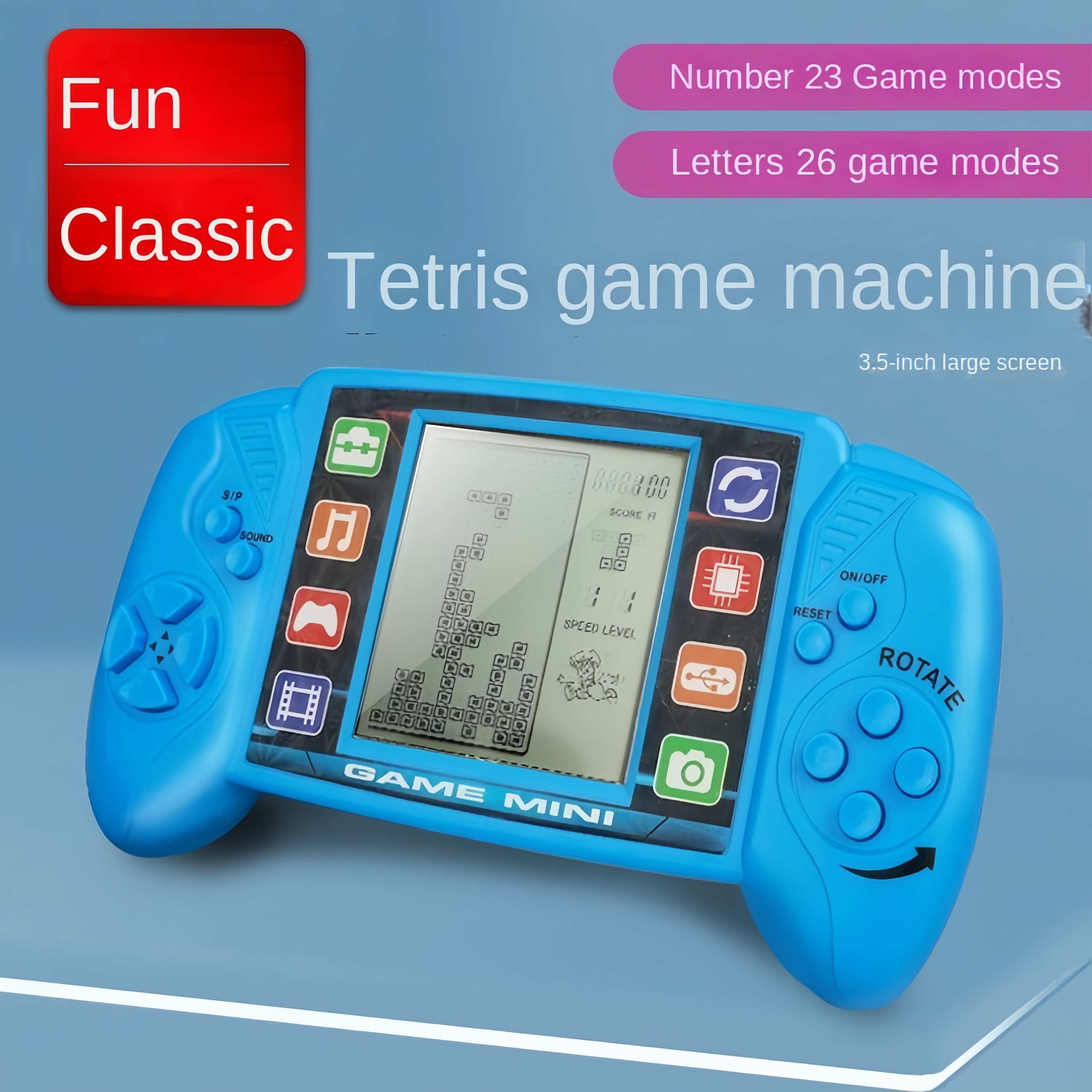 3.5 Inch Screen Handheld Game Console Plastic Retro Game Consoles Classic Portable Handheld Game Player for Kids