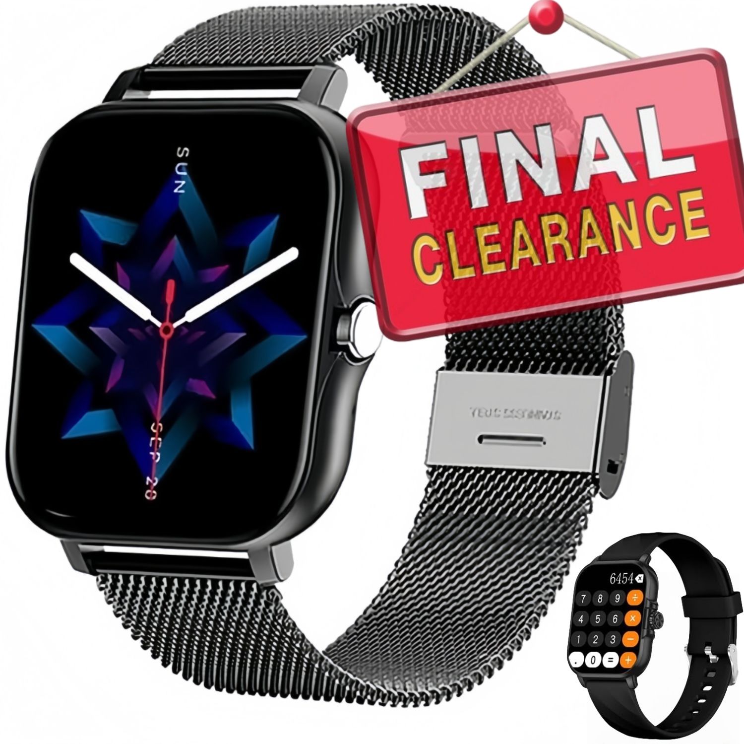 【Promotion】Smart Watch for Women Fitness Tracker,Smart Watches for Women Digital Mens Watches Make/Answer Call Waterproof Running Smartwatch Android and iOS iPhone Compatible Heart Rate Monitor