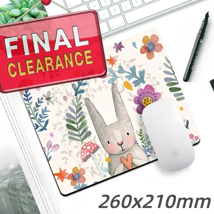 【Final Clearance】Mouse Pad with Stitched Edge, Comfortable Mouse Pads with Non-Slip Rubber Base, Durable and Washable Mousepads for Computers Laptop Mouse,210x260mm