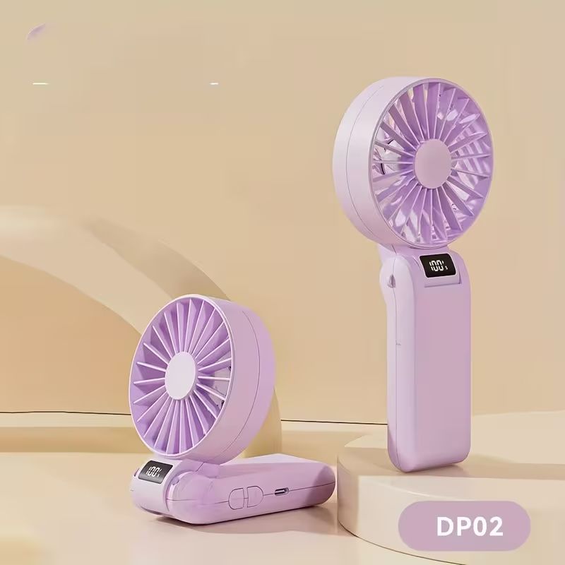 120-Speed Adjustable USB Rechargeable Folding Fan - Portable Handheld Cooling Fan with 3-Speed Settings, Compact Design for Travel, Home, Office, and Gifts, Portable Fan, Office Cooling, Sleek Modern