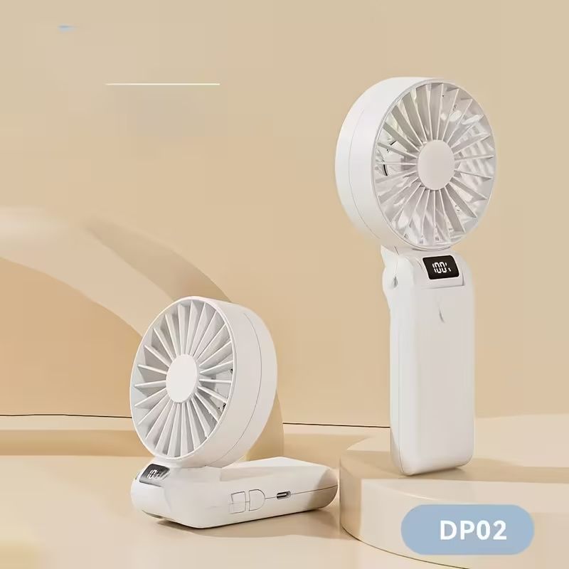 120-Speed Adjustable USB Rechargeable Folding Fan - Portable Handheld Cooling Fan with 3-Speed Settings, Compact Design for Travel, Home, Office, and Gifts, Portable Fan, Office Cooling, Sleek Modern