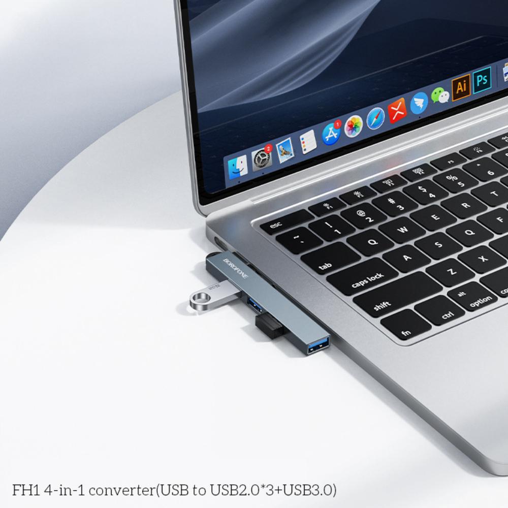 【Final Clearance】USB 3.0 Hub,4-Port Mini USB hub,Portable USB hub for Laptop,USB Expander for Laptop,PC,MacBook,Flash Drive,Console, Printer,Camera,Keyborad,Mouse,and More USB Devices