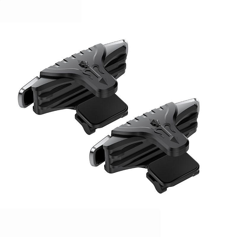 【Final Clearance】1 Pair Mobile Game Controller Gamepad for PUBG Mobile/Call of Duty Mobile,Mobile Game Trigger Joystick Gamepad for iPhone/Android,Sensitive Shoot and Aim L1R1 Triggers