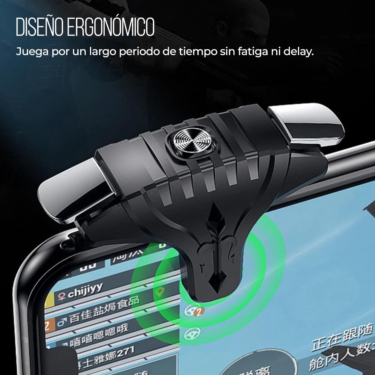 【Final Clearance】1 Pair Mobile Game Controller Gamepad for PUBG Mobile/Call of Duty Mobile,Mobile Game Trigger Joystick Gamepad for iPhone/Android,Sensitive Shoot and Aim L1R1 Triggers