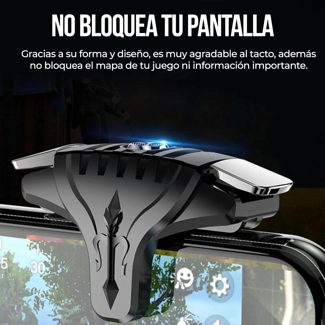 【Final Clearance】1 Pair Mobile Game Controller Gamepad for PUBG Mobile/Call of Duty Mobile,Mobile Game Trigger Joystick Gamepad for iPhone/Android,Sensitive Shoot and Aim L1R1 Triggers