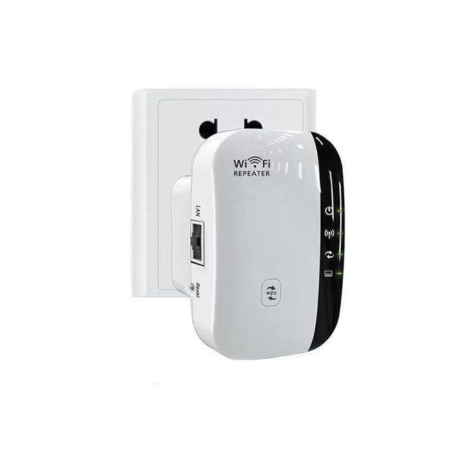 WiFi Booster, WiFi Extender, WiFi Repeater, Covers Up to 3650 Sq.ft and 45 Devices, Internet Booster - with Ethernet Port, Quick Setup, Home Wireless Signal Booster