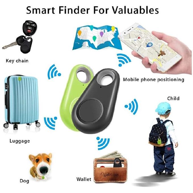 Smart Bluetooth GPS Tracker Key Locator Pet Anti-Lost Tag Sensor Device With Bluetooth For Kids Wallets Luggage Suitcases