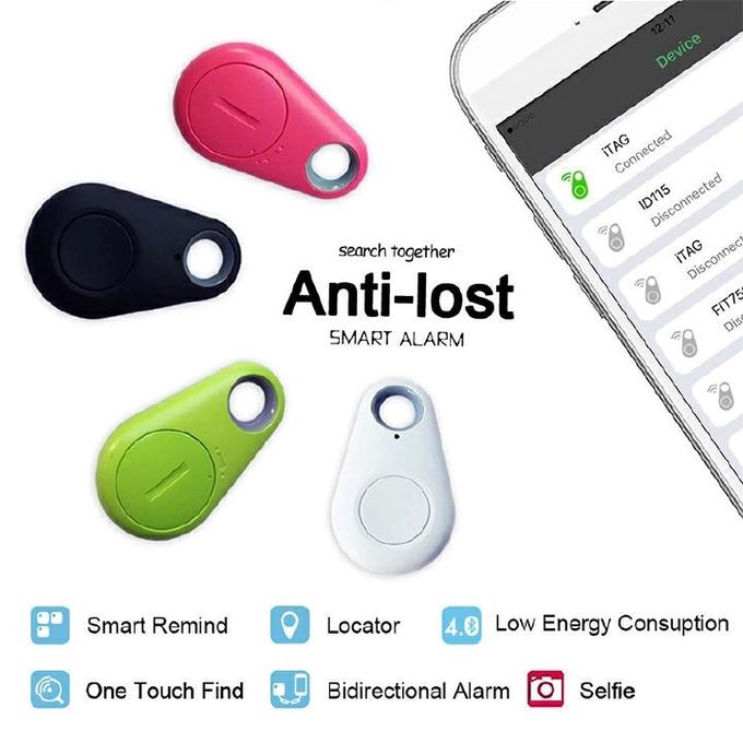 Smart Bluetooth GPS Tracker Key Locator Pet Anti-Lost Tag Sensor Device With Bluetooth For Kids Wallets Luggage Suitcases