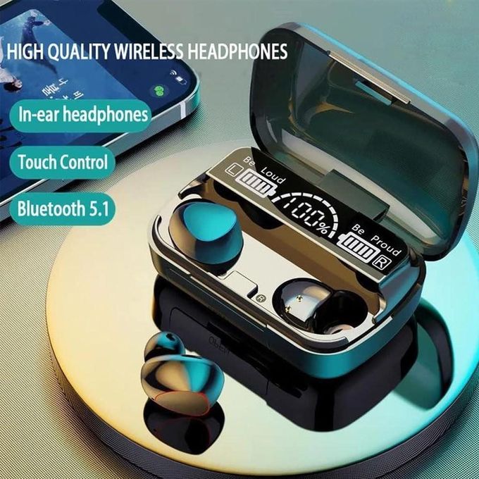 【Final Clearance】Wireless Earbuds, Wireless Headphones, HiFi Stereo Deep Bass, Bluetooth 5.3 Touch Control Noise Reduction Headphones , Mini Ear Buds Mic In-Ear Headset IP7 Waterproof LED Display