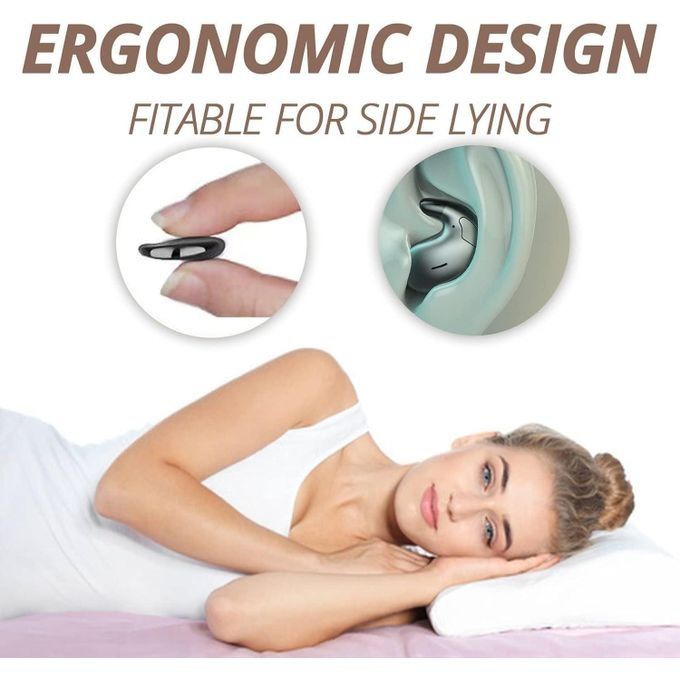 Wireless Sleep Earbuds for Side Sleepers Soft Comfortable Sleeping in Bed Ear Buds on Side Invisible Earphones Bluetooth Nighttime Sleeping Flat Earbuds Small Tiny Mini Headphones