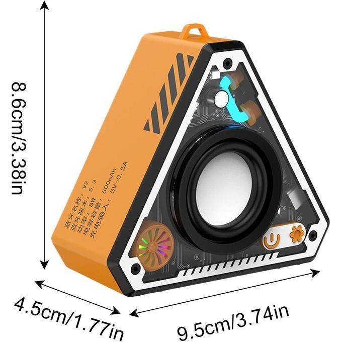 【Final Clearance】Wireless Bluetoth Speakers - Outdoor Portable Mini Desktop Subwoofer, Battery Powered Audio | Rich Bass Amplifier for Beach Camping Party, Rechargeable Travel Entertainment System