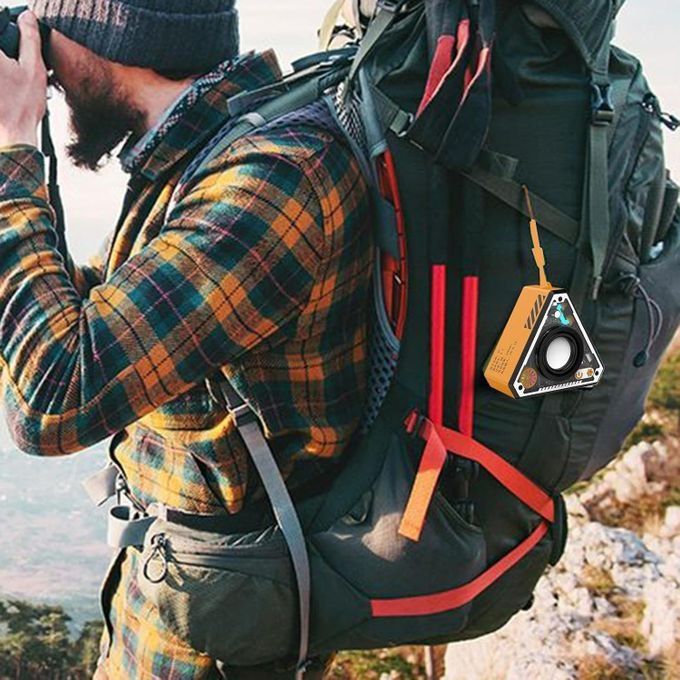 【Final Clearance】Wireless Bluetoth Speakers - Outdoor Portable Mini Desktop Subwoofer, Battery Powered Audio | Rich Bass Amplifier for Beach Camping Party, Rechargeable Travel Entertainment System