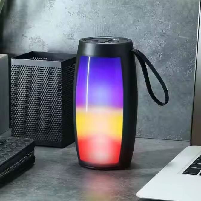 Wireless Bluetooth Speakers Home Outdoor Portable Small Speaker Subwoofer Car Audio Bass MP3 Player Sound System LED Lights