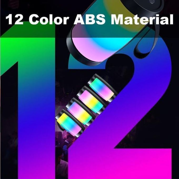 Wireless Bluetooth Speakers Home Outdoor Portable Small Speaker Subwoofer Car Audio Bass MP3 Player Sound System LED Lights