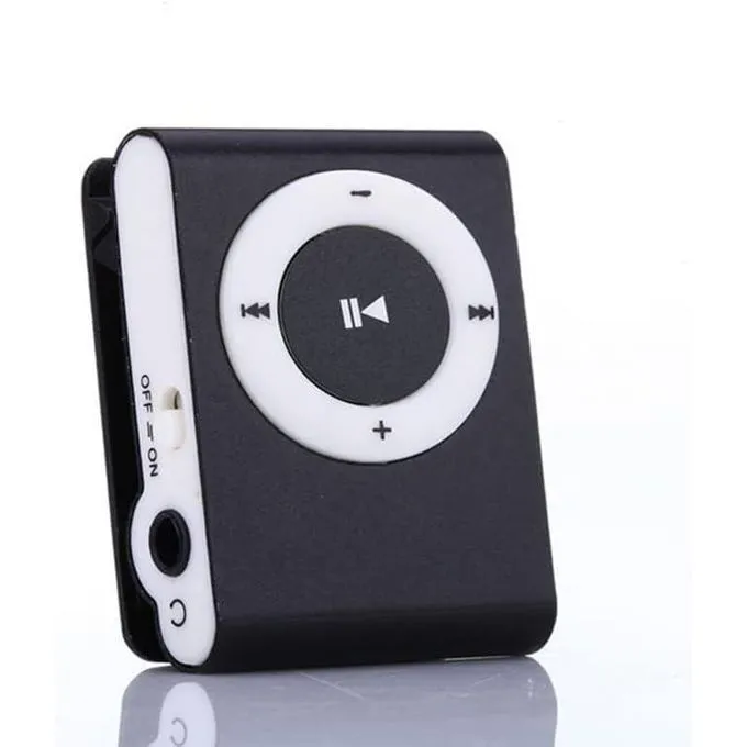 MP3 Music Player Without LCD Display With Earphone, USB Cable And Readable Up To 16GB Memory Card, Metal Body With TF/SD Memory Card Slot -Assorted Colours And Designs