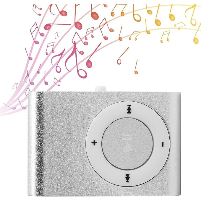 MP3 Music Player Without LCD Display With Earphone, USB Cable And Readable Up To 16GB Memory Card, Metal Body With TF/SD Memory Card Slot -Assorted Colours And Designs