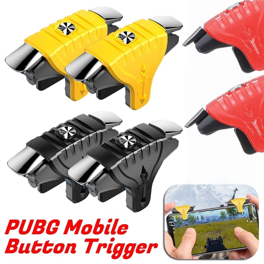 Mobile Game Controller Triggers Compact Lightweight Compatible with Smartphones Fast Aiming Mobile Gaming Accessory for Shooter Games